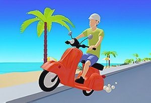 Scooter Speedway 3D Racing